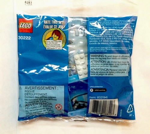 Lego City 30222 Police Helicopter Chopper Pilot Minifigure Minifig Polybag New ! - Picture 2 of 4