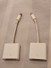 lot of 2 Genuine Apple Mini Display Port to DVI Adapter MB570LL/B Model A1305