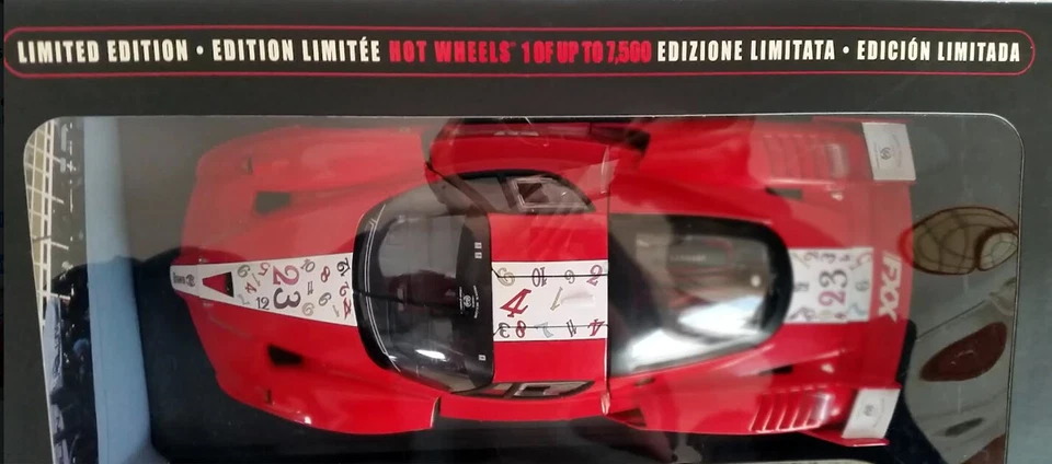 HOTWHEELS "ELITE" - FERRARI FXX ROSSA No. 23 EDIZIONE LIMITATA 7.500 ESEMPLARI - Immagine 3 di 4