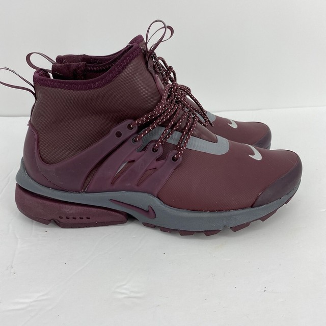 maroon nike presto