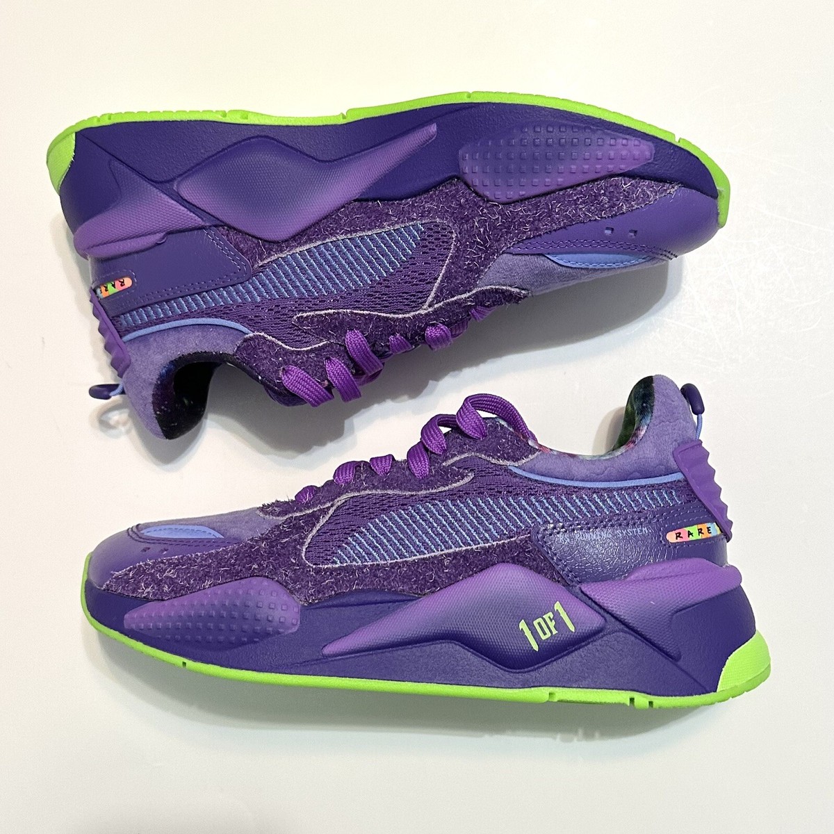 PUMA RS-X LaMelo Galaxy Training Shoes Purple Suede Size 6.5c Women’s Size 8 PUMA Purple Unisex Kids main image 3