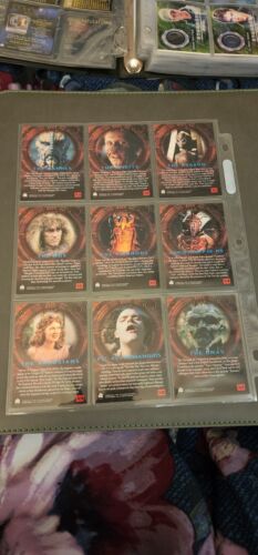 2001 STARGATE SG-1 Complete ALIENS Chase Insert CARD SET X1 - X9 NM/MT Season 1 - Picture 2 of 2