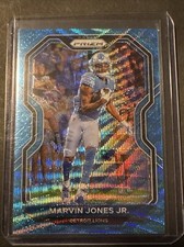 2020 Panini Prizm Blue Ice Prizm 104/199 Marvin Jones Jr #197