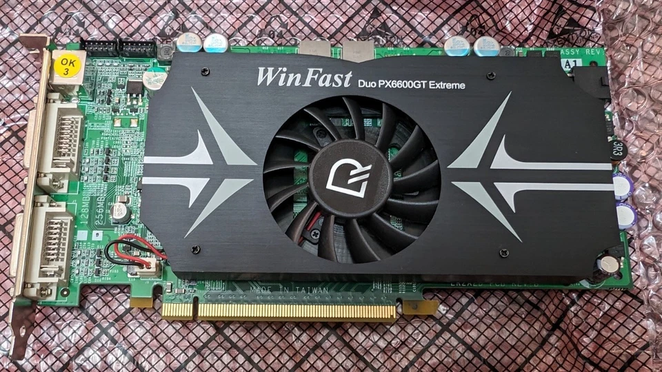 Extremely Rare Leadtek Winfast Duo PX6600GT TDH Dual GPU SLI Graphics Card - Image 2 of 4
