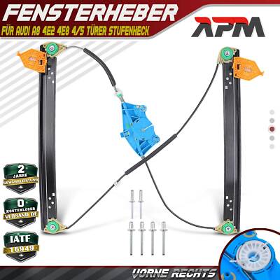 Fensterheber Elektrisch Vorne Rechts für Audi A8 4E2 4E8 4/5-Türer Stufenheck