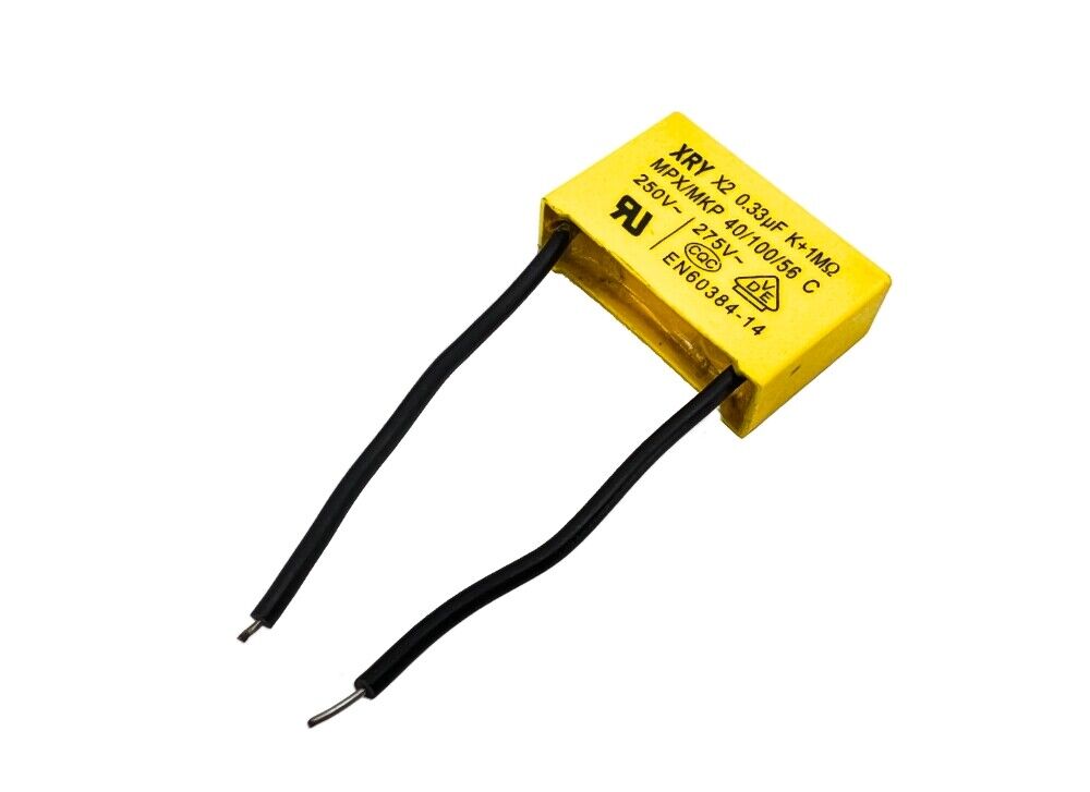 Kondensator XRY X2 0.33uF K+ 1MΩ EN60384-14 Dampfsauger Kondensator XRY X2 0.33uF K+ 1MΩ EN60384-14 Dampfsauger