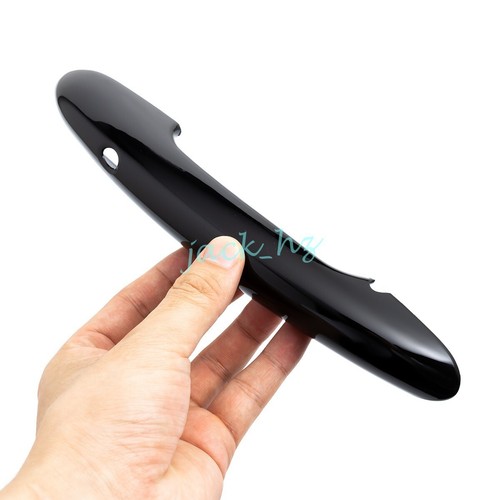 For Mini Cooper S F56 F57 Keyless Glossy Black Door Handle Cover Protector Style - Picture 4 of 8