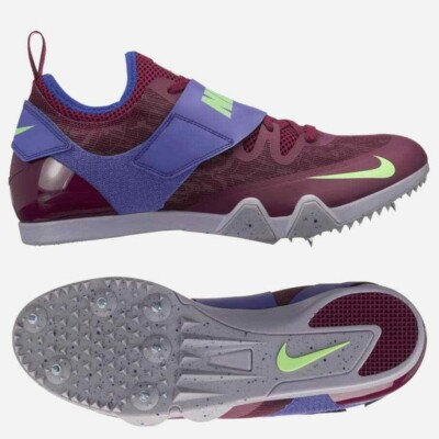 NIKE POLE VAULT ELITE TRACK SPIKES AA1204-500 MAROON PURPLE MENS 10 WOMENS 11.5 | eBay