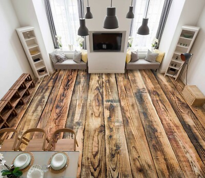 3D Wood Plank Texture 2920 Floor WallPaper Murals Wall Print Decal AU Zoe
