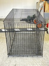 Extra Large Dog Crate Kennel 48" Folding Pet Cage Metal w/ 2 Doors Tray XL XXL