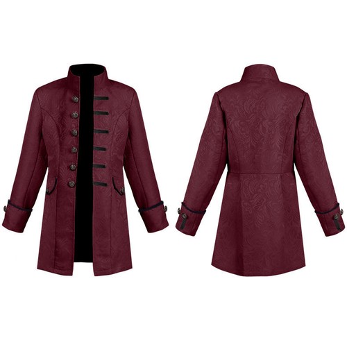 Jungen Viktorianischer Mantel Steampunk Gothic Gehrock Kind Longjacke für Halloween - Bild 15 von 20