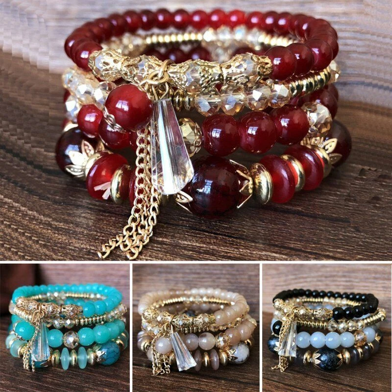 Crystal sale bead set