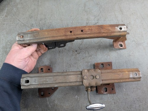 1963 1964 GM Manual Bucket Seat Tracks Buick Chevy Olds Pontiac Passenger Side - Picture 15 of 19