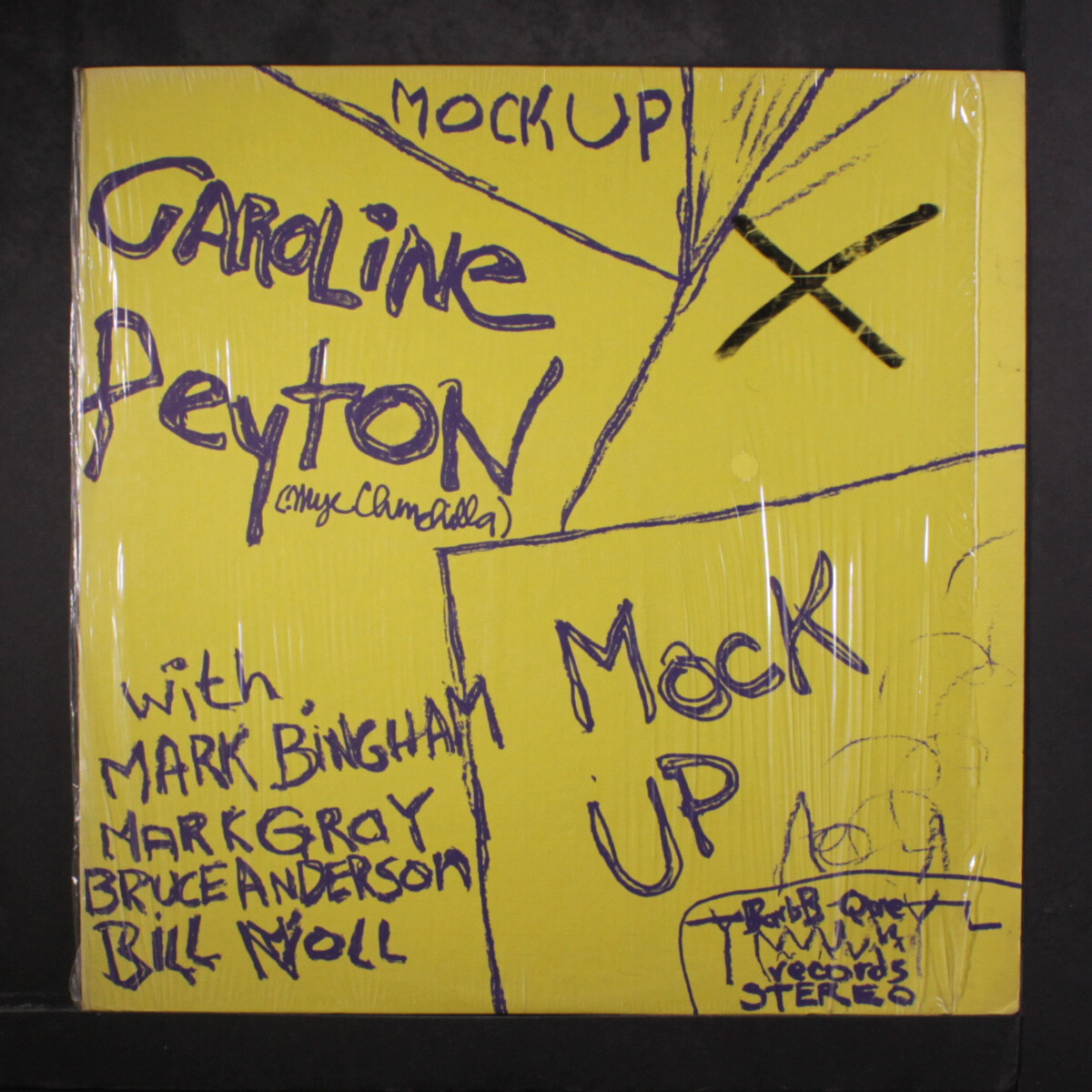 CAROLINE PEYTON: mock up Bar-B-Q Records 12