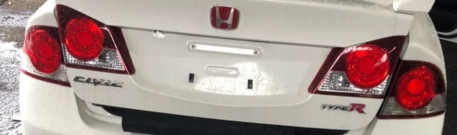 JDM Honda Civic FD2 type r Rear Trunk with Taillights set and