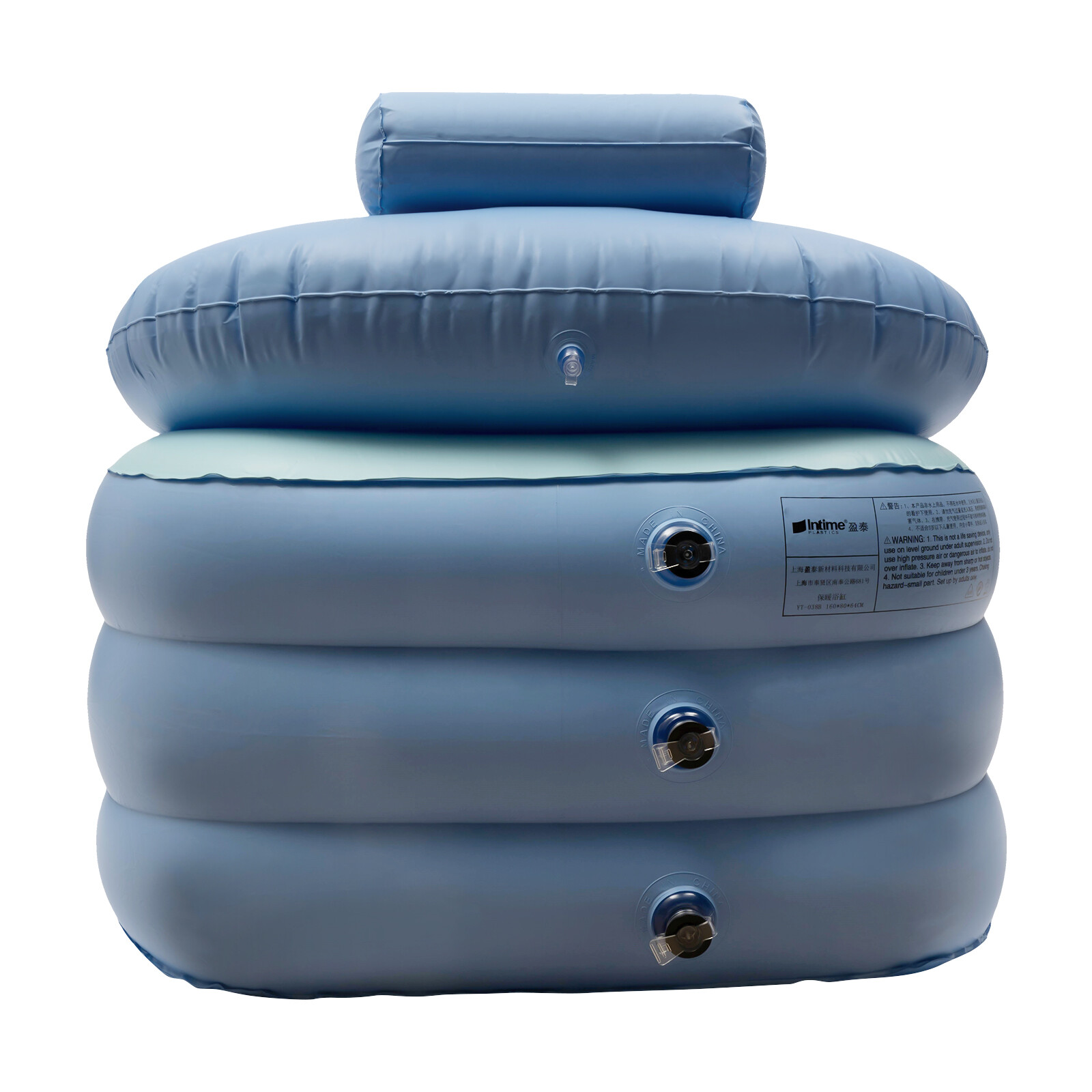 Folding Portable Adult Inflatable Bathtub Spa Warm Bath Tub Blow Up PVC eBay