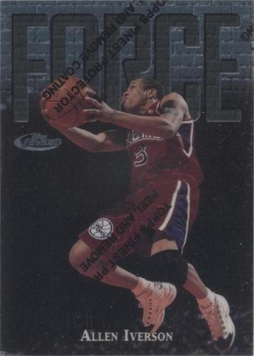その他 FINEST MASTERS REFLECTOR ALLEN IVERSON 1997-98 TOPPS FINEST MASTERS W/ COATING - ALLEN IVERSON SIXERS