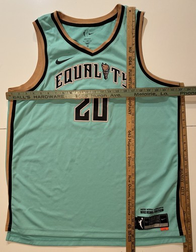 Nike Sabrina Ionescu WNBA Rebel Edition New York Liberty Equality Jersey XL - 52 - Picture 9 of 13