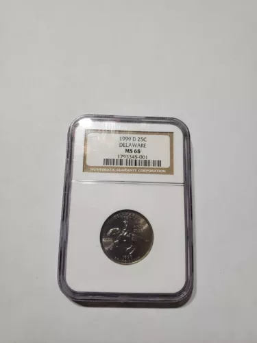 1999-D Delaware State Quarter NGC MS68 ~ Top Pop
