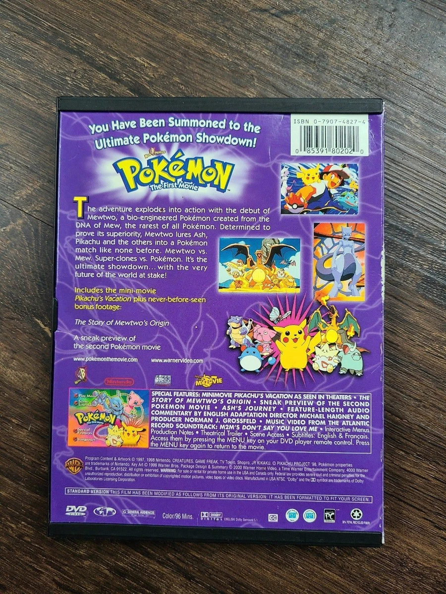 Pokemon The First Movie Dvd Cover