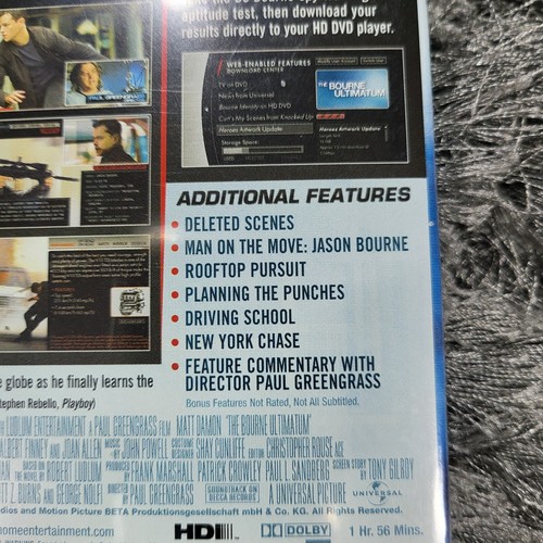 Das Bourne Ultimatum HD DVD & DVD 2007 Breitbild-Kombigeformat Matt Damon Action - Bild 3 von 8