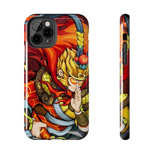 Monkey King Cartoon Tough Phone Case, Extra Layer Protection, iPhone Samsung - Picture 25 of 36