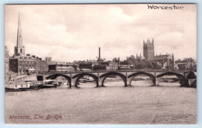 The Bridge WORCESTER England UK Postcard