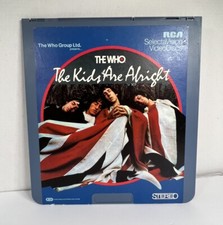 The Who: The Kids Are Alright 1979 CED RCA SelectaVision New.