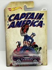 70 Ford MUSTANG Mach 1 Hot Wheels Red Captain America 2/8 DJK83