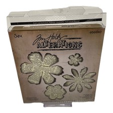 SIZZIX BIGZ Die Tattered Florals Tim Holtz Alterations 656640 Retired