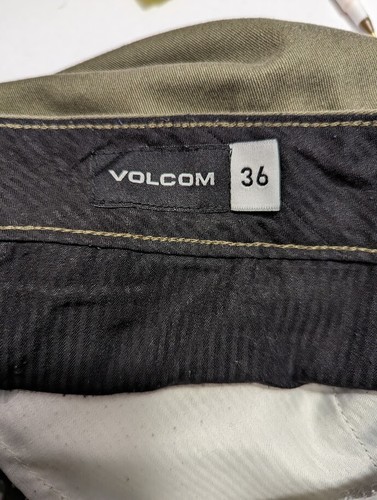 Volcom Frickin Modern Straight Chino Men’s Pants Green 36x31 - Picture 5 of 6