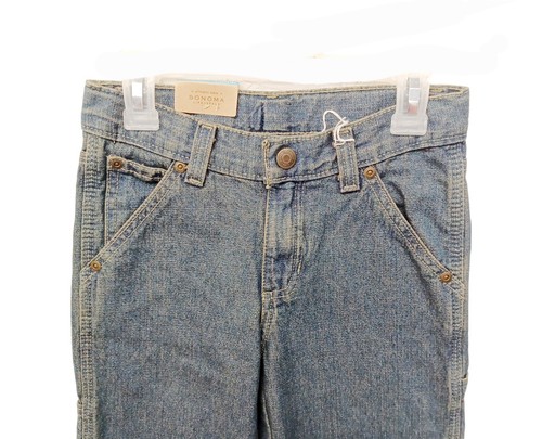 Sonoma Boys Jeans Set: 7 Carpenter 3 T-Shirts Dinosaur Green Blue Short Sleeves - Picture 6 of 9