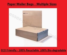 Brown Paper Mailer Bags Shipping Durable Peal & Seal Kraft Mailers Eco Friendly