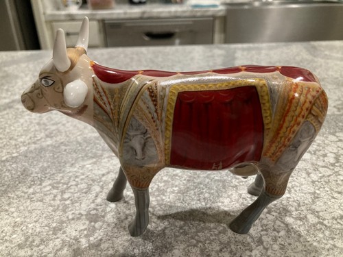 LA BOVENE - COW PARADE #9172 STAMFORD Ceramic 2001 January Retired - Picture 3 of 6