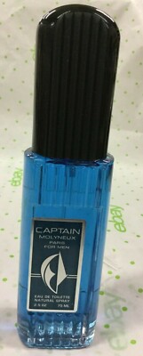 CAPTAIN By Molyneux for Men 2.5oz / 75ml Eau de Toilette Spray 