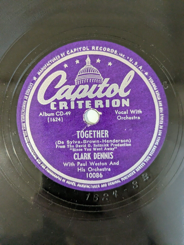 Somebody Loves Me Buddy De Sylva Vintage 4 Record Album 78 RPM - Picture 10 of 11