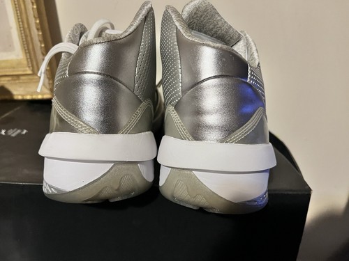 2010 Men's Nike Air Jordan 2010 25th Anniversary Silver Size 11.5 New Rare OG - Picture 6 of 10