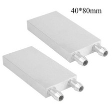 40 80 Radiator Heatsink System Aluminum Water Cooling Block Liquid Water Cooler
