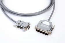 10 Ft Fanuc Fadal RS232 Serial Cable DB9 Female to DB25 Male, CNC DNC USA Made.