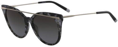 Calvin Klein CK4362S-038 Grey Marble Women's Oval Sunglasses Grey Lens - 第 1/1 張圖片