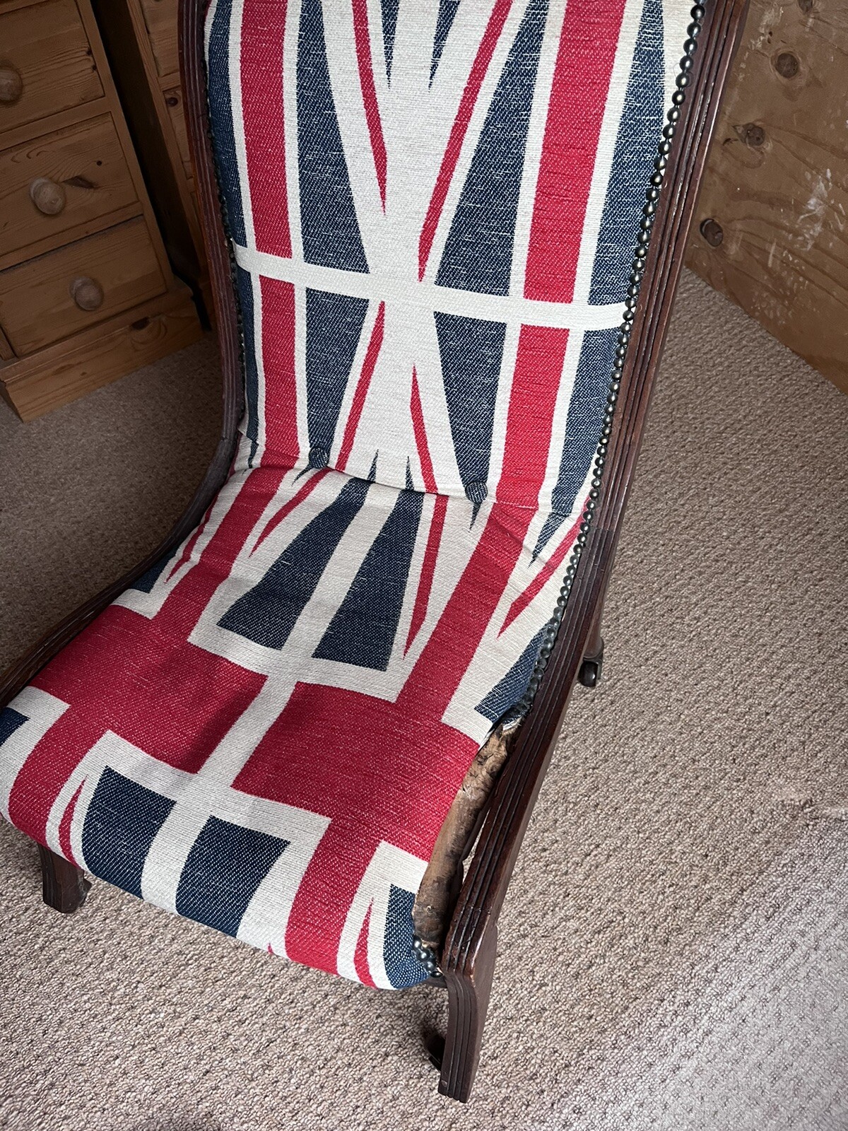 Antique Nursing Chair eBay