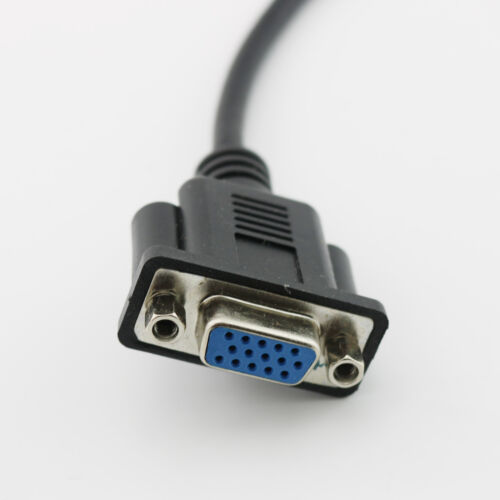 HD 15Pin VGA DB15 D-Sub Short Video Cable Cord Female to Female for Monitor 30cm - Picture 4 of 7