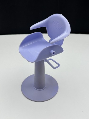 2001 Barbie Grand Hotel Purple Salon Chair Dollhouse Furniture Accessories - Picture 2 of 8