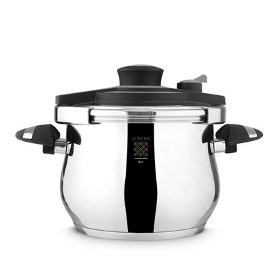 #ad Serenk 6L Stainless Steel Pressure Cooker Dishwasher Safe Induction Compatible $78.54