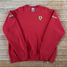 Vtg 90s Ferrari Embroidered Staff Crewneck Sweatshirt Adult Xl Made In Usa Rare Vtg 90s Ferrari Embroidered Staff Crewneck Sweatshirt Adult Xl Made In Usa Rare