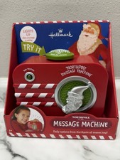 Hallmark Christmas Light Up Northpole Message Machine North Pole Santa NIB