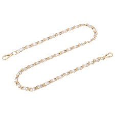 39" Purse Strap with Buckle for Shoulder and Cross Body Silver Gold 