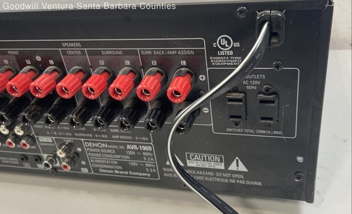 Denon AVR-1909 7.1 Channel AV Surround Receiver - Picture 12 of 12