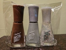 3 Bottles Sally Hansen Insta-Dri Glitter Nail...