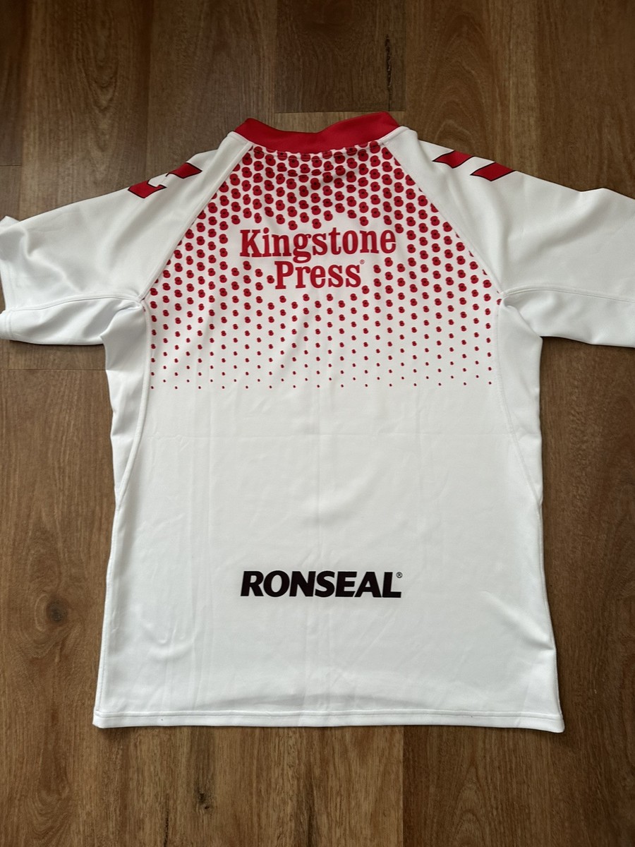 POPPY】 GATHERED SLEEVE RUGBY SHIRT ENGLAND RUGBY LEAGUE SHIRT